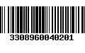 Código de Barras 3308960040201