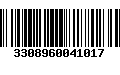 Código de Barras 3308960041017