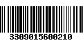 Código de Barras 3309015600210