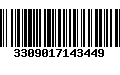 Código de Barras 3309017143449