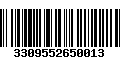 Código de Barras 3309552650013