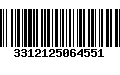 Código de Barras 3312125064551