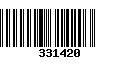 Código de Barras 331420