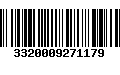 Código de Barras 3320009271179