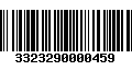 Código de Barras 3323290000459