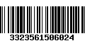 Código de Barras 3323561506024