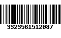 Código de Barras 3323561512087