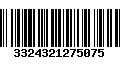 Código de Barras 3324321275075