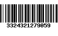 Código de Barras 3324321279059