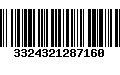 Código de Barras 3324321287160