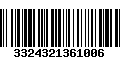 Código de Barras 3324321361006