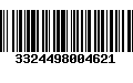 Código de Barras 3324498004621