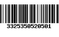 Código de Barras 3325350520501