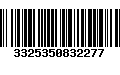 Código de Barras 3325350832277