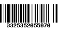 Código de Barras 3325352055070