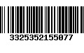 Código de Barras 3325352155077