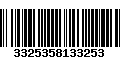 Código de Barras 3325358133253