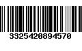 Código de Barras 3325420894570