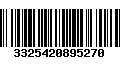 Código de Barras 3325420895270