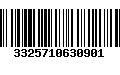 Código de Barras 3325710630901