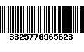 Código de Barras 3325770965623