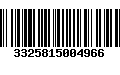 Código de Barras 3325815004966