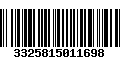 Código de Barras 3325815011698