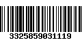 Código de Barras 3325859031119