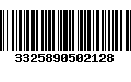 Código de Barras 3325890502128