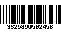 Código de Barras 3325890502456