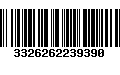 Código de Barras 3326262239390