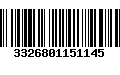 Código de Barras 3326801151145