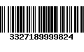 Código de Barras 3327189999824