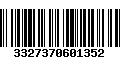 Código de Barras 3327370601352