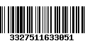 Código de Barras 3327511633051