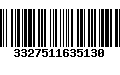 Código de Barras 3327511635130