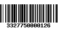 Código de Barras 3327750000126