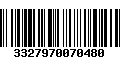 Código de Barras 3327970070480