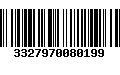 Código de Barras 3327970080199