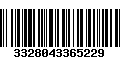 Código de Barras 3328043365229