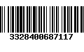 Código de Barras 3328400687117