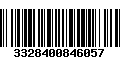 Código de Barras 3328400846057