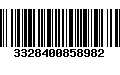 Código de Barras 3328400858982