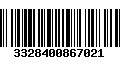 Código de Barras 3328400867021