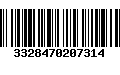 Código de Barras 3328470207314