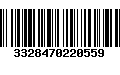 Código de Barras 3328470220559