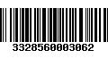 Código de Barras 3328560003062