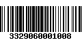 Código de Barras 3329060001008