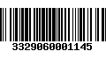 Código de Barras 3329060001145