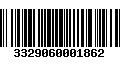 Código de Barras 3329060001862